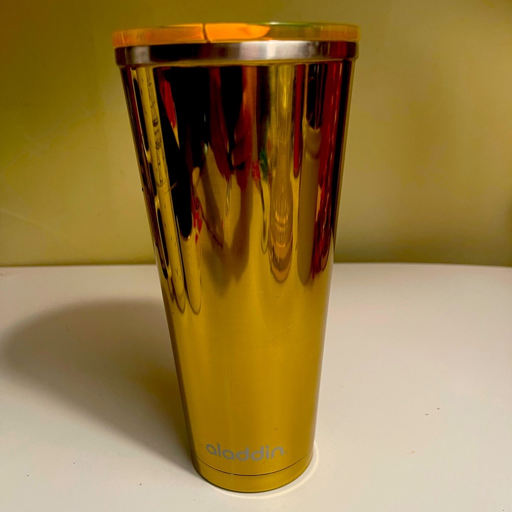 Rare Gold Aladdin stainless Tumbler 16oz